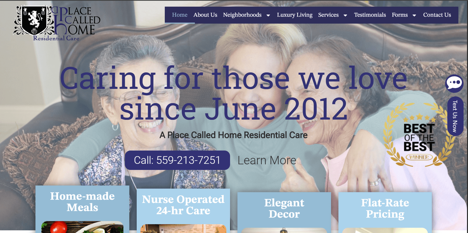 APCH Care website